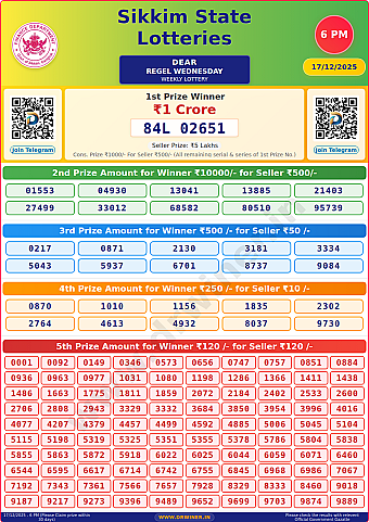 Lottery Result